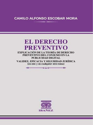 cover image of El derecho preventivo